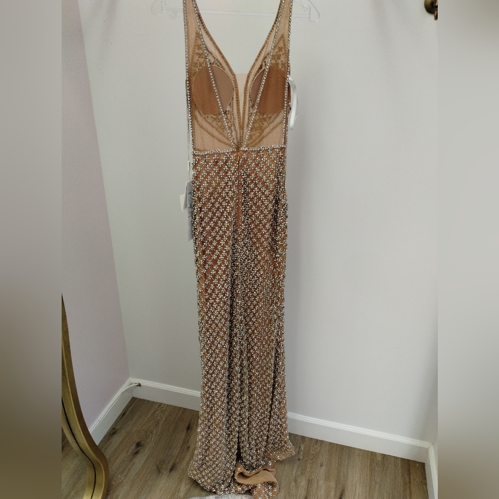 Portia and Scarlett Rhinestone Embellished Gown 4 - Picture 7 of 12
